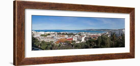 View of Port and Overview of Tangier, Morocco-null-Framed Photographic Print