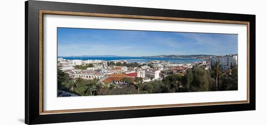 View of Port and Overview of Tangier, Morocco-null-Framed Photographic Print