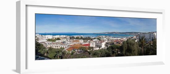 View of Port and Overview of Tangier, Morocco-null-Framed Photographic Print