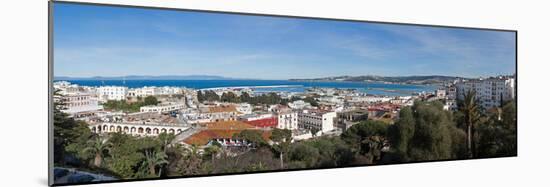 View of Port and Overview of Tangier, Morocco-null-Mounted Photographic Print