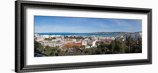 View of Port and Overview of Tangier, Morocco-null-Framed Photographic Print