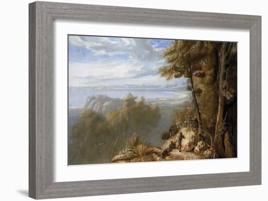 View of Port Bowen (Australia), August 1802, during Matthew Flinders (1774-1814)'S Expedition on Th-William Westall-Framed Giclee Print