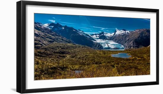 View Of Portage Glacier From Portage Pass Sc Alaska Summer-null-Framed Photographic Print