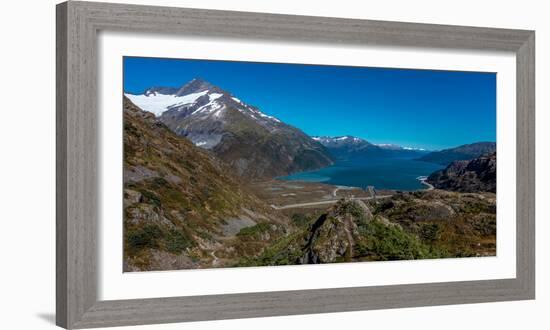 View Of Portage Glacier From Portage Pass Sc Alaska Summer-null-Framed Photographic Print