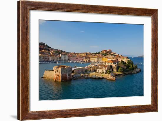 View of Portoferraio, Province of Livorno, on the island of Elba-null-Framed Photographic Print