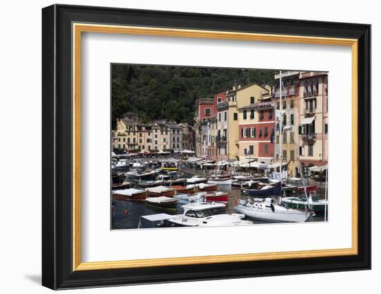 View of Portofino, Liguria, Italy, Mediterranean, Europe-Oliviero Olivieri-Framed Photographic Print