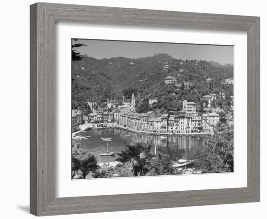 View of Positano-Alfred Eisenstaedt-Framed Photographic Print