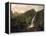 View of Powerscourt Waterfall-George Barret-Framed Premier Image Canvas