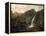 View of Powerscourt Waterfall-George Barret-Framed Premier Image Canvas