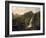 View of Powerscourt Waterfall-George Barret-Framed Giclee Print