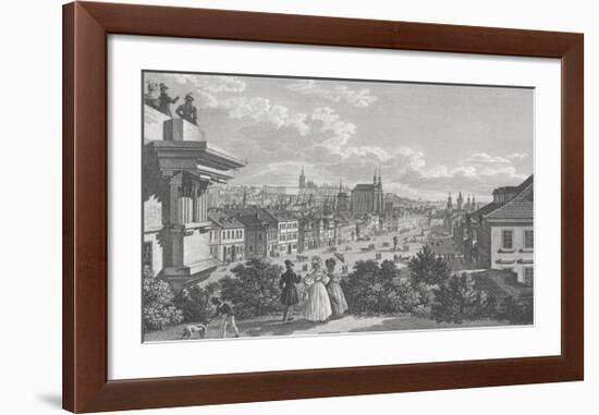 View of Prague-Continental School -Framed Giclee Print