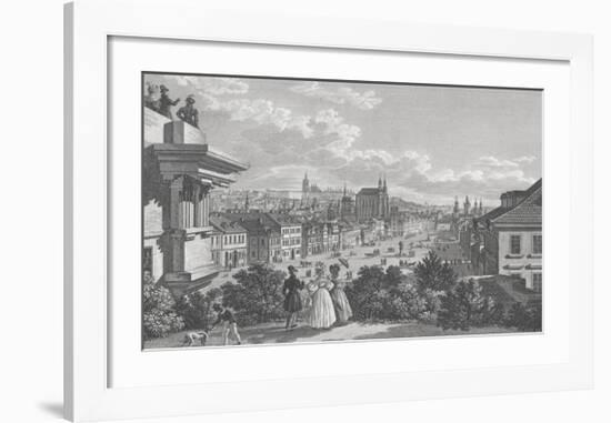 View of Prague-Continental School -Framed Giclee Print