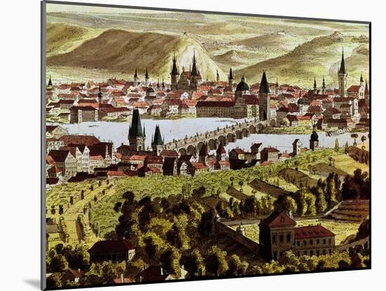 View of Prague-null-Mounted Giclee Print