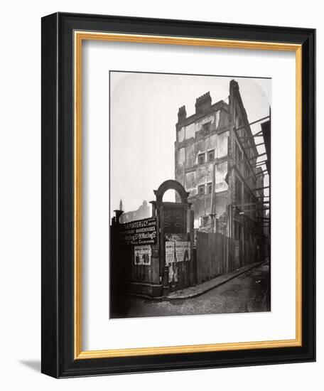 View of Premises in Addle Street, Destroyed by Fire, City of London, 1883-Henry Dixon-Framed Giclee Print