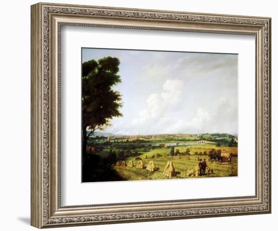 View of Preston from Penwortham Mill, 1821-John Jenkinson-Framed Giclee Print