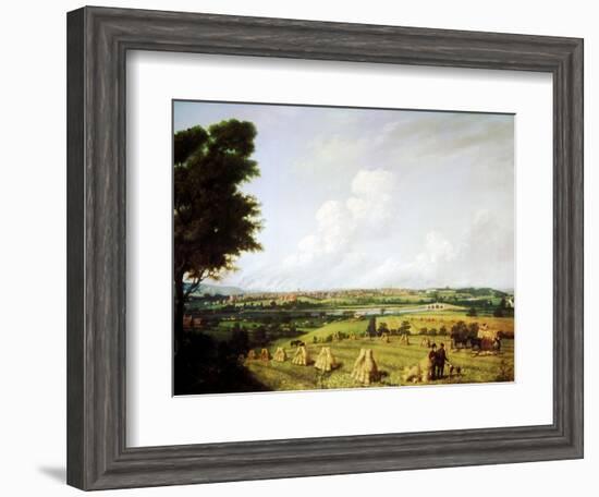 View of Preston from Penwortham Mill, 1821-John Jenkinson-Framed Giclee Print