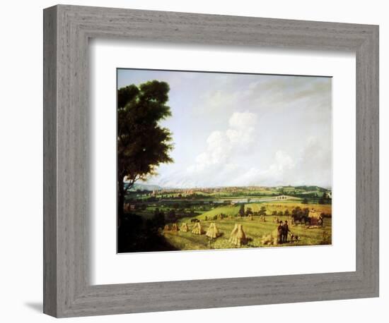 View of Preston from Penwortham Mill, 1821-John Jenkinson-Framed Giclee Print