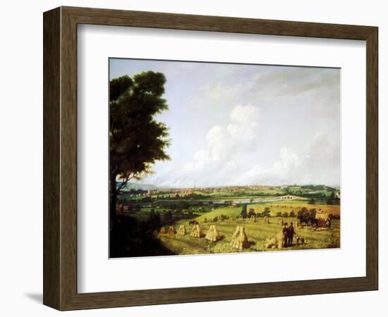 View of Preston from Penwortham Mill, 1821-John Jenkinson-Framed Giclee Print