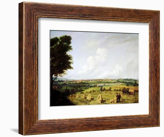 View of Preston from Penwortham Mill, 1821-John Jenkinson-Framed Giclee Print