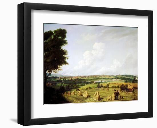 View of Preston from Penwortham Mill, 1821-John Jenkinson-Framed Giclee Print