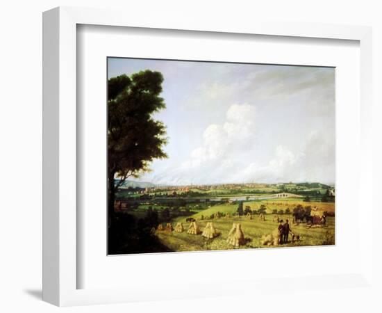 View of Preston from Penwortham Mill, 1821-John Jenkinson-Framed Giclee Print