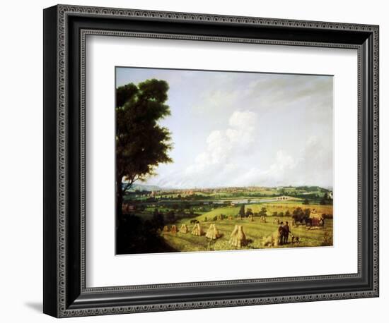 View of Preston from Penwortham Mill, 1821-John Jenkinson-Framed Giclee Print