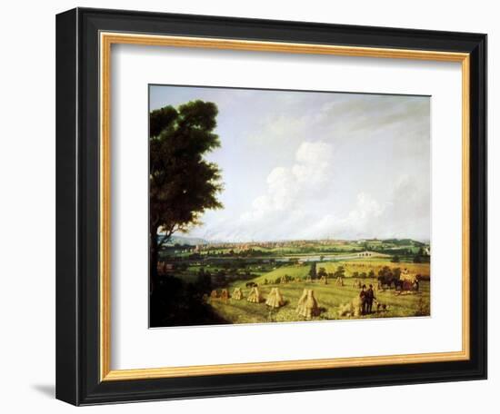 View of Preston from Penwortham Mill, 1821-John Jenkinson-Framed Giclee Print