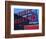 View of Public Market Neon Sign and Pike Place Market, Seattle, Washington, USA-Walter Bibikow-Framed Photographic Print