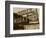 View of Public Market Neon Sign and Pike Place Market, Seattle, Washington, USA-Walter Bibikow-Framed Photographic Print