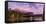 View of rail bridge over river Canmore, Alberta, Canada-Panoramic Images-Framed Premier Image Canvas