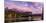 View of rail bridge over river Canmore, Alberta, Canada-Panoramic Images-Mounted Photographic Print