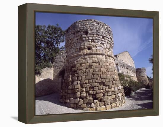 View of Ramparts of Chateau De Assas, 1759-1760-null-Framed Premier Image Canvas