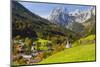 View of Ramsau in Autumn, Near Berchtesgaden, Bavaria, Germany, Europe-Miles Ertman-Mounted Photographic Print