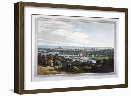 View of Reading from Caversham, Berkshire, 1793-Joseph Constantine Stadler-Framed Giclee Print