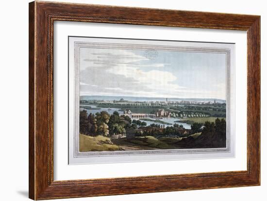 View of Reading from Caversham, Berkshire, 1793-Joseph Constantine Stadler-Framed Giclee Print