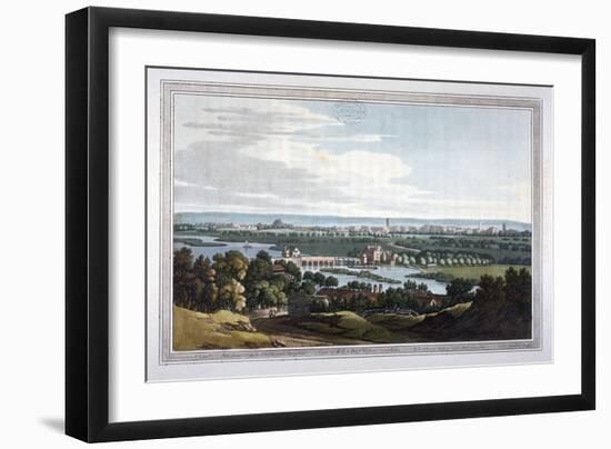 View of Reading from Caversham, Berkshire, 1793-Joseph Constantine Stadler-Framed Giclee Print