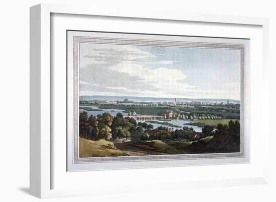 View of Reading from Caversham, Berkshire, 1793-Joseph Constantine Stadler-Framed Giclee Print