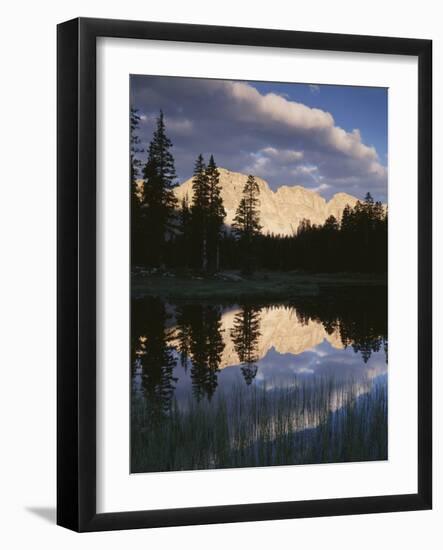 View of Reflecting Mountain in Bear River, High Uintas Wilderness, Utah, USA-Scott T. Smith-Framed Photographic Print