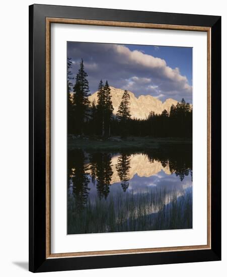 View of Reflecting Mountain in Bear River, High Uintas Wilderness, Utah, USA-Scott T. Smith-Framed Photographic Print