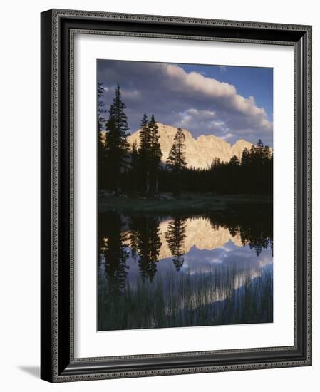 View of Reflecting Mountain in Bear River, High Uintas Wilderness, Utah, USA-Scott T. Smith-Framed Photographic Print