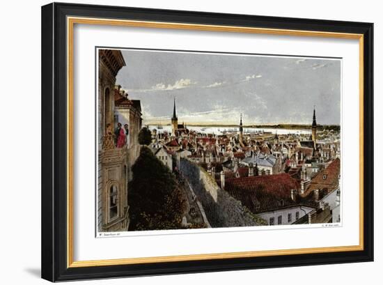 View of Reval, Ca 1855-Wilhelm Siegfried Stavenhagen-Framed Giclee Print