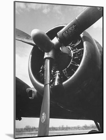 View of Reversible Propellers in Action-Andreas Feininger-Mounted Photographic Print