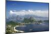 View of Rio, the Serra Da Carioca Mountains and Sugar Loaf-Alex Robinson-Mounted Photographic Print