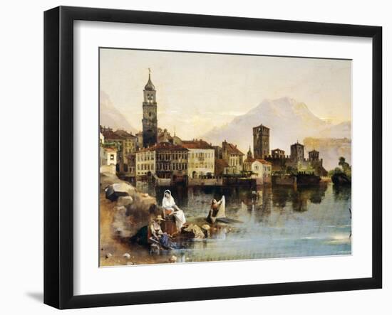 View of Riva Del Garda-Amedeo Modigliani-Framed Giclee Print