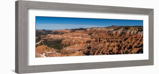 View of rock formations, Circle of Painted Cliffs, Markagunt Plateau, Cedar Breaks National Monu...-null-Framed Photographic Print