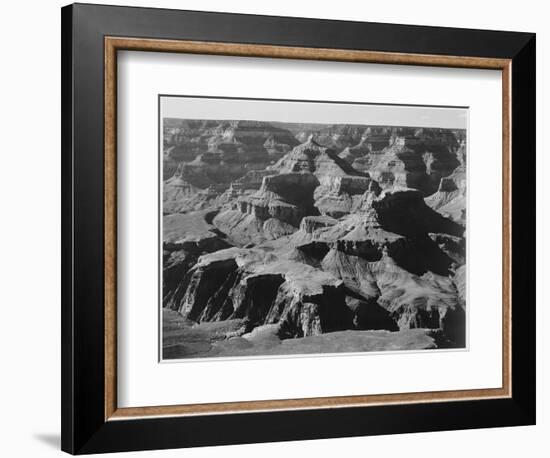 View Of Rock Formations "Grand Canyon National Park" Arizona. 1933-1942-Ansel Adams-Framed Art Print