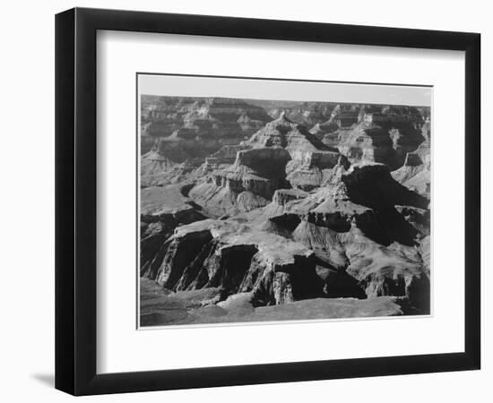 View Of Rock Formations "Grand Canyon National Park" Arizona. 1933-1942-Ansel Adams-Framed Art Print