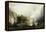 View of Rocky Mountains-Albert Bierstadt-Framed Premier Image Canvas