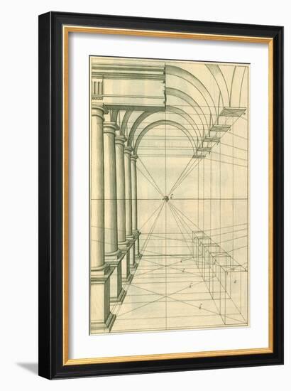 View of Roman Gallery, 1751-Henricus Hondius-Framed Giclee Print