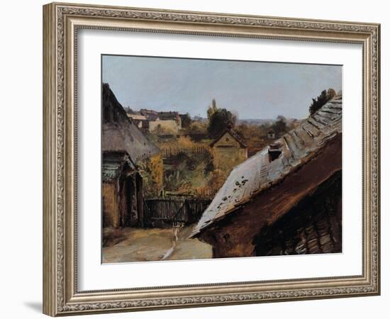 View of Roofs and Gardens, 1835-Carl Blechen-Framed Giclee Print